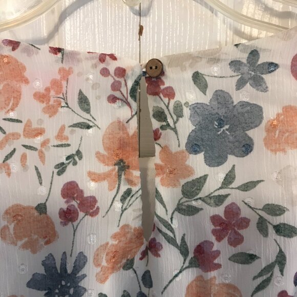 Lily Rose Long Sleeve Floral Crop Top - Picture 5 of 6